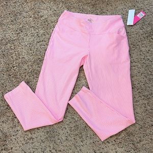 Lilly Pulitzer Pink Striped Cropped Pants